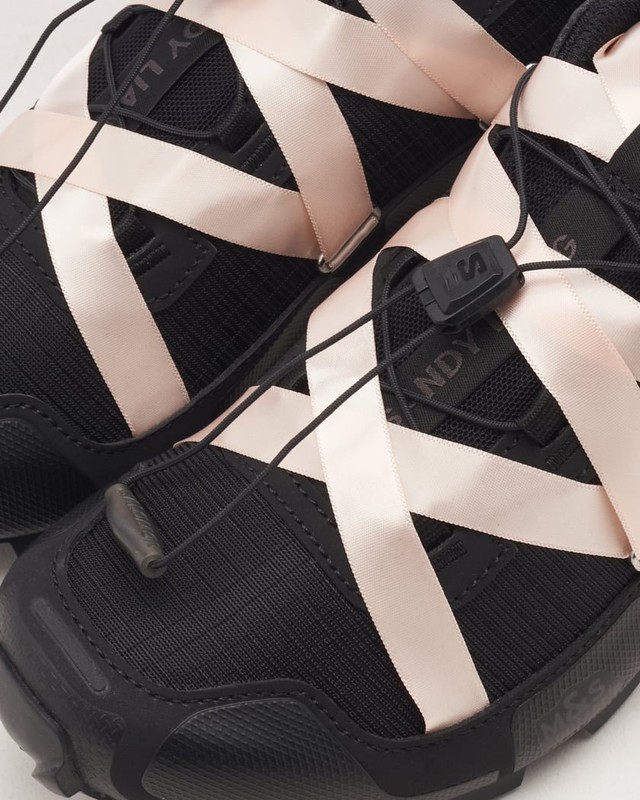 【本物保証 /関税・送料無料】Sandy Liang Salomon Speedcross Salomon Speedcross 3 Ribbon Sandy Liang Black Pink Men's
